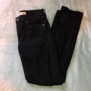 Gap Black Straight Jeans